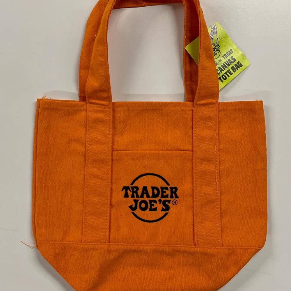 NWT Trader Joes Mini Halloween Tote Bags Bundle of Four - Picture 5 of 7